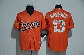 Baltimore Orioles #13 Manny Machado Orange 2017 Spring Training Flexbase Collection Stitched Jersey,baseball caps,new era cap wholesale,wholesale hats